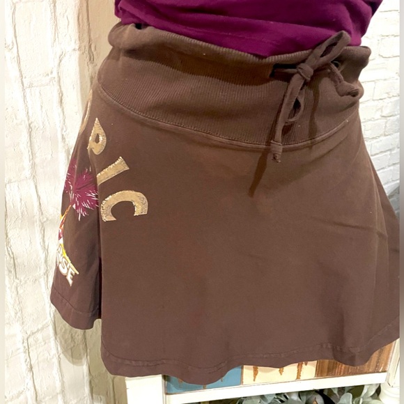 Bananamoon Dresses & Skirts - Banana Moon Tropic Paradise Brown Flared Mini Skirt Women's Size M Y2K NEW!